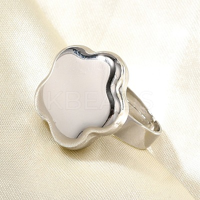 304 Stainless Steel Adjustable Finger Ring LS-RJEW-H244-02P-1