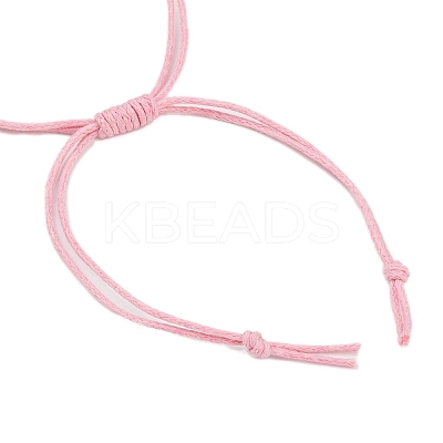 Flower & Unicorn Alloy Enamel Charm Bracelets BJEW-JB11696-03-1
