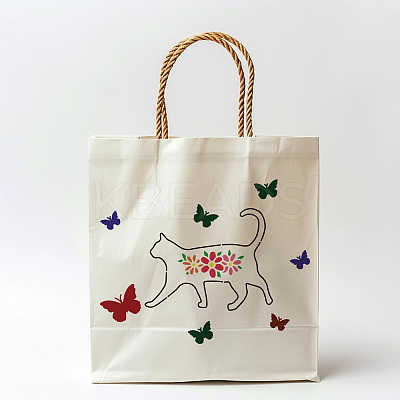 PET Hollow Out Drawing Painting Stencils DIY-WH0405-0093-1