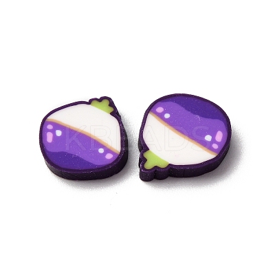 Handmade Polymer Clay Cabochons CLAY-B007-03G-1