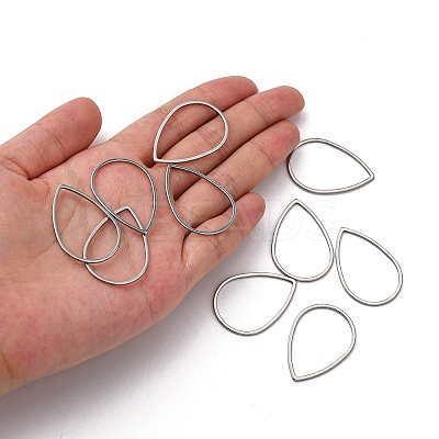 Tarnish Resistant 304 Stainless Steel Linking Rings LS-STAS-T047-16C-1