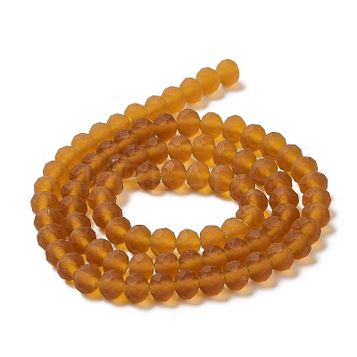 Transparent Glass Beads Strands X-EGLA-A034-T8mm-MD02-1