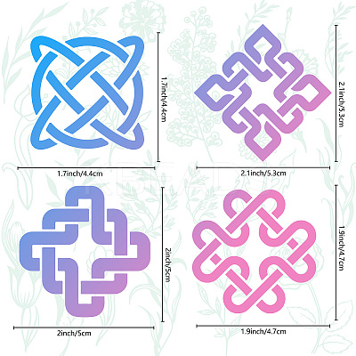 Stainless Steel Cutting Dies Stencils DIY-WH0238-074-1