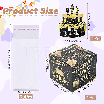 Happy Birthday Day Money Box for Cash Gift Pull DIY-WH200050-31B-1