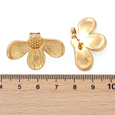 304 Stainless Steel Stud Earrings EJEW-S265-09G-1