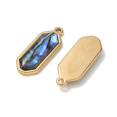Natural Paua Shell Pendants SA-CBA11D7-20B-G-1