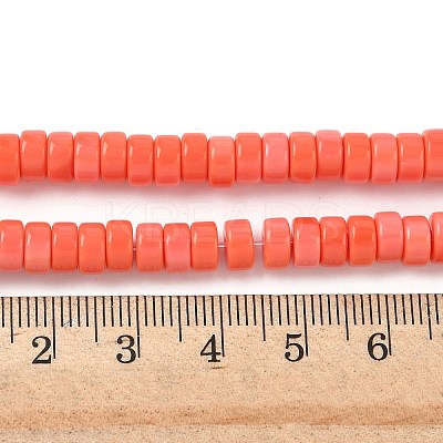 Opaque Glass Beads Strands GLAA-I060-01F-1