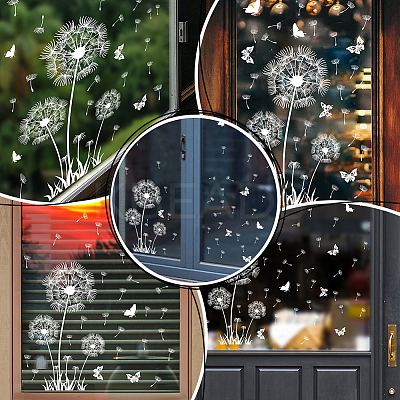 Waterproof PVC Window Film Adhesive Stickers DIY-WH0430-945-1