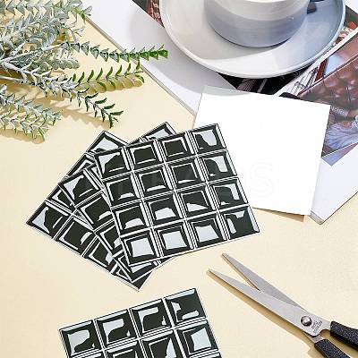 Square PVC 3D Self Adhesive Mosaic Pattern Stickers DIY-WH0260-84C-1