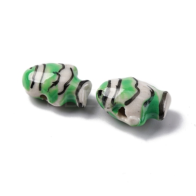 Handmade Porcelain Beads PORC-R002-01A-1