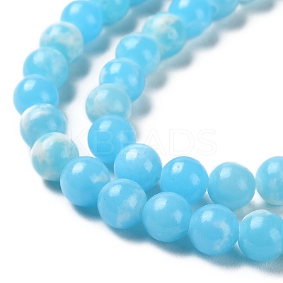 Synthetic Imperial Jasper Dyed Beads Strands G-D077-A01-01E-1