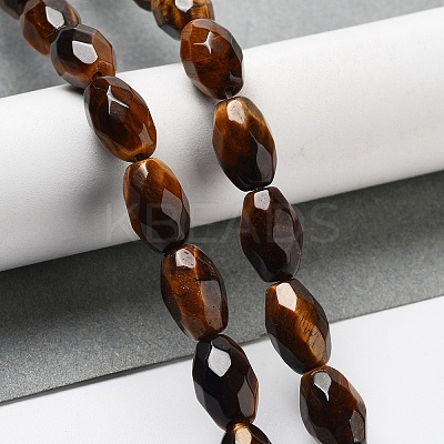 Natural Tiger Eye Beads Strands G-P520-C19-01-1