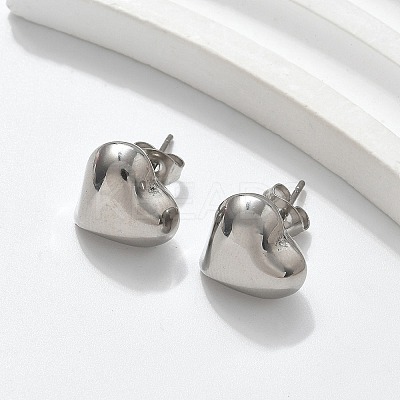 304 Stainless Steel Stud Earrings for Women LS-EJEW-A130-04P-1