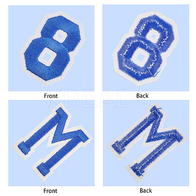Computerized Embroidery Cloth Iron On Patches DIY-GF0002-14B-1