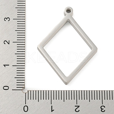 Non-Tarnish 304 Stainless Steel Laser Cut Pendants STAS-U009-03B-P-1