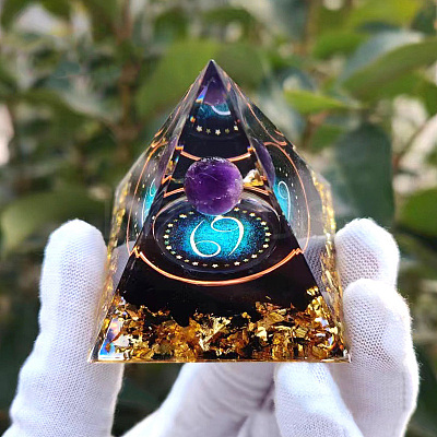 Orgonite Pyramid Resin Energy Generators PW-WG81790-05-1