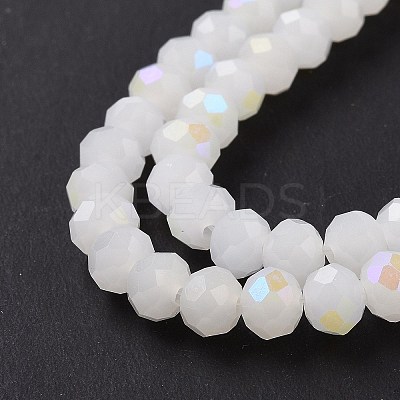 Electroplate Glass Beads Strands EGLA-A044-J8mm-L05-1