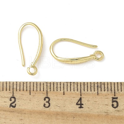 Brass Earring Hooks X-KK-A236-13G-1