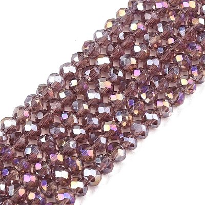 Electroplate Glass Beads Strands LS-EGLA-A044-T2mm-B07-1