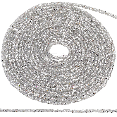 5 Yards Hollow PVC Tubular Synthetic Rubber Cord DIY-WH20002-646-1