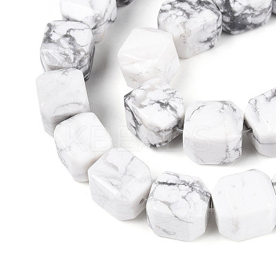Natural Howlite Beads Strands G-N353-03A-07-1