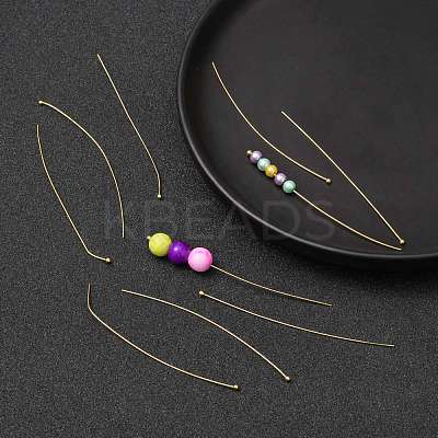 Brass Ball Head Pins X-RP0.6x70mm-G-1