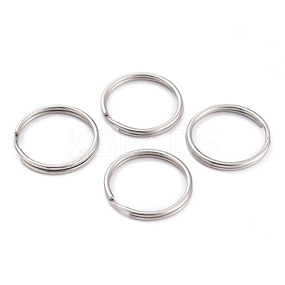 Non-Tarnish 304 Stainless Steel Split Key Rings LS-STAS-H153-02P-1