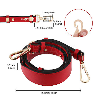 Leather Adjustable Bag Handles PURS-WH0005-80KCG-01-1