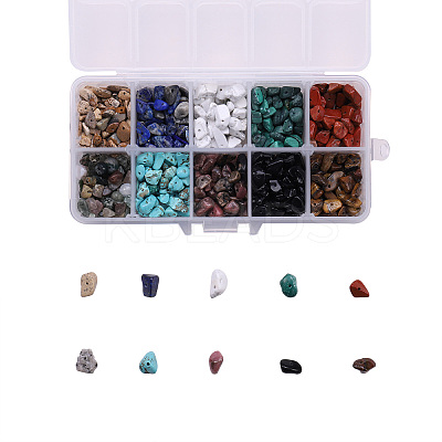 Natural & Synthetic Mixed Gemstone Beads G-CJ0001-27-1