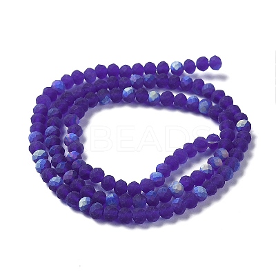 Transparent Glass Beads Strands EGLA-A034-T4mm-MB06-1