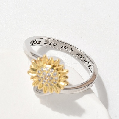 Rotatable Open Finger Rings for Women LS-RJEW-H245-02PG-1