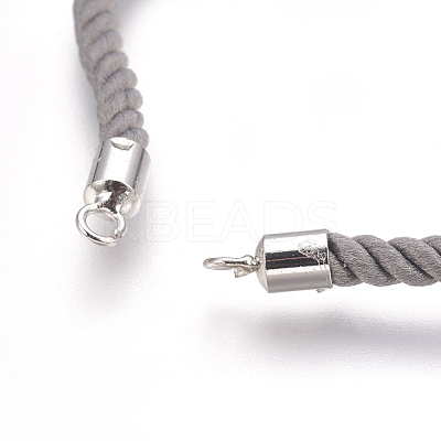 Cotton Cord Bracelet Making KK-F758-03J-P-1