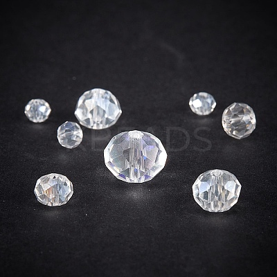10 Strands 4 Styles Electroplate Glass Beads Strands EGLA-SZ0001-15-1