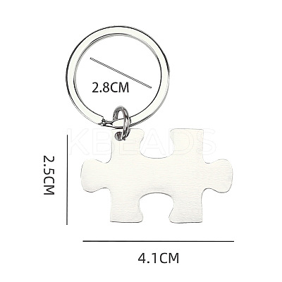 Non-Tarnish 304 Stainless Steel Pendant Keychain PW23021849602-1