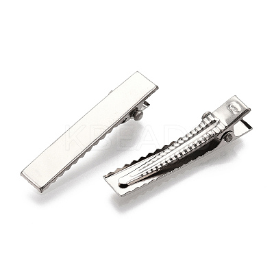Iron Flat Alligator Hair Clip Findings IFIN-S286-34mm-1