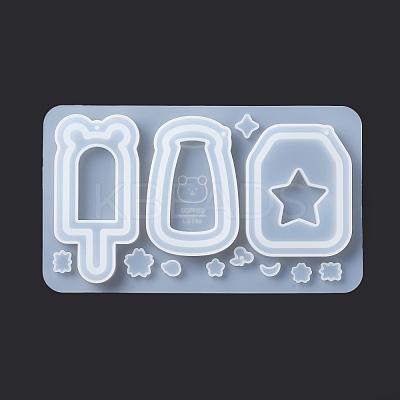 DIY Bottle & Ice-lolly Shaped Pendant Food-grade Silicone Molds SIMO-D001-04-1