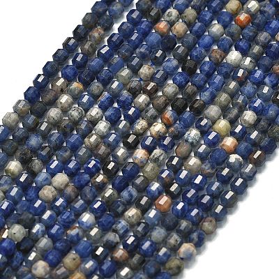 Natural Sodalite Beads Strands G-A260-A19-01-1