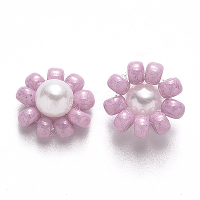 Glass Seed Beads Charms FIND-R086-05A-1