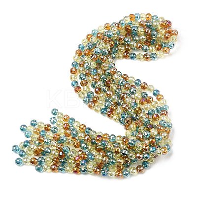 Electroplate Glass Beads Strands LS-EGLA-D300-06-8mm-24-1