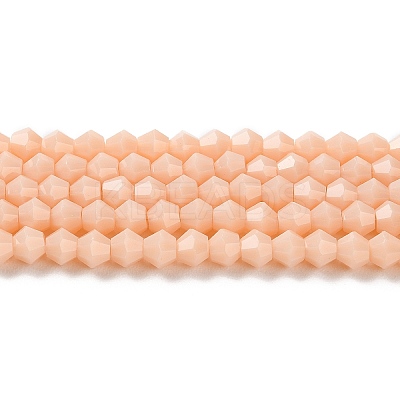 Opaque Solid Color Imitation Jade Glass Beads Strands EGLA-A039-P4mm-D06-1