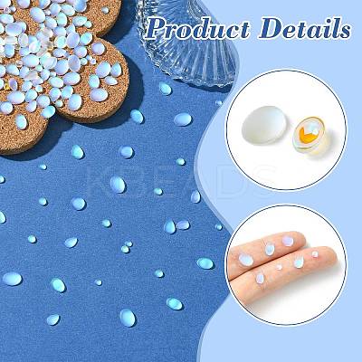 140Pcs 7 Styles Glass Cabochons MRMJ-CJ0001-24-1