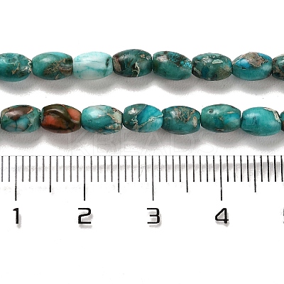 Synthetic Regalite/Imperial Jasper/Sea Sediment Jasper Beads Strands G-F765-J03-01-1