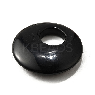 Natural Obsidian Pendants G-F708-05L-1
