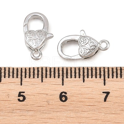 Brass Lobster Claw Clasps KK-H287-08I-P-1