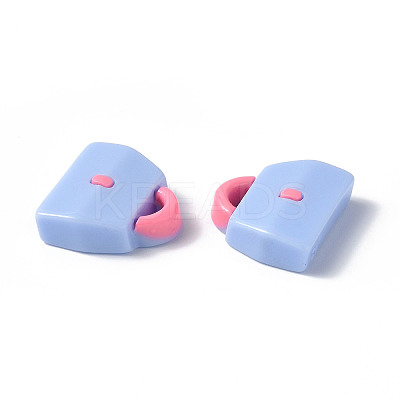 Opaque Resin Cabochons CRES-P023-05B-1