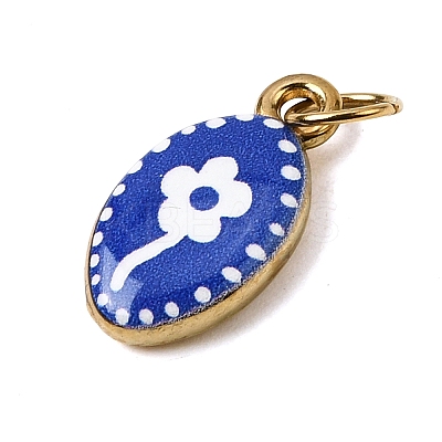 Printing 304 Stainless Steel Pendants STAS-K304-12C-G-1