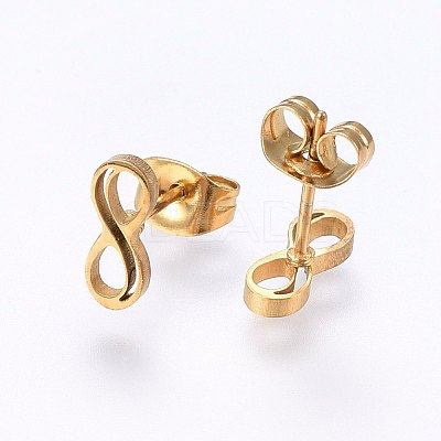 304 Stainless Steel Jewelry Sets SJEW-O090-10G-1