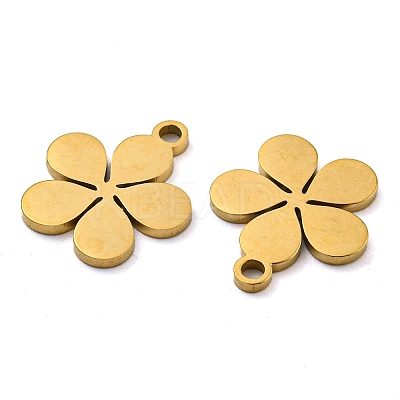 Ion Plating(IP) 316 Surgical Stainless Steel Charms STAS-E213-01G-1