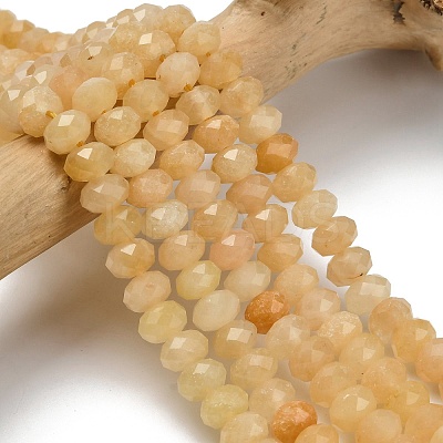Natural Topaz Jade Beads Strands G-Z111-A06-02-1