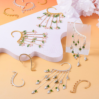 30Pcs 3 Colors Alloy Ear Cuff Findings FIND-TA0004-49-1